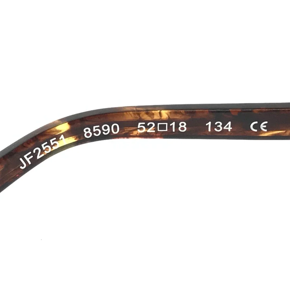 J.F. Rey Eyeglasses Frame JF2551 8590 Matte Purple Tortoise Half Rim 52-18-134
